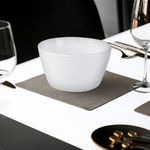 Bowl Blanco Con Borde Dorado 6 Plg