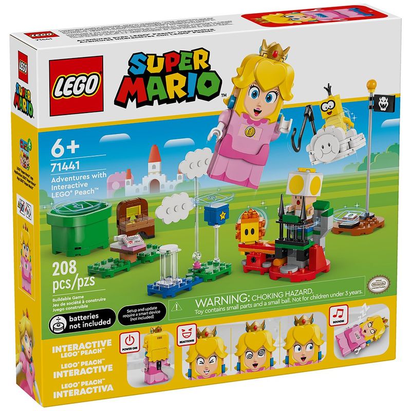 Aventuras Interactivas con Peach 208 Pzas - Lego