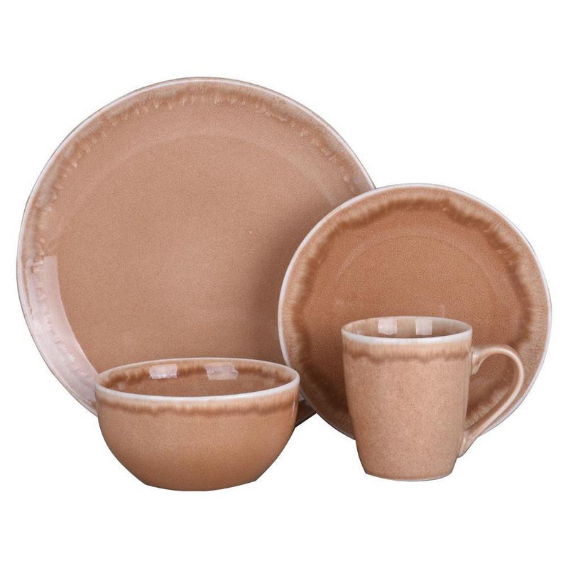 Vajilla Cerámica Andina Beige 16 Pzs