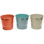 Vela de Citronela en Cubo Metálico 17 Oz Colores Surtidos