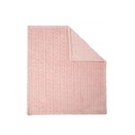 Frazada de Trenza Rosa
