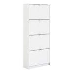 Zapatera Blanca con 4 Puertas