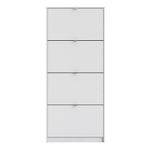 Zapatera Blanca con 4 Puertas