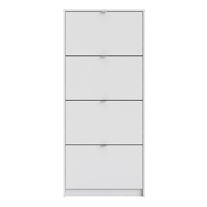 Zapatera Blanca con 4 Puertas