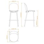 Silla Alta Andy Negra