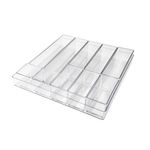 Set Transparente de Organizadores para Escritorio