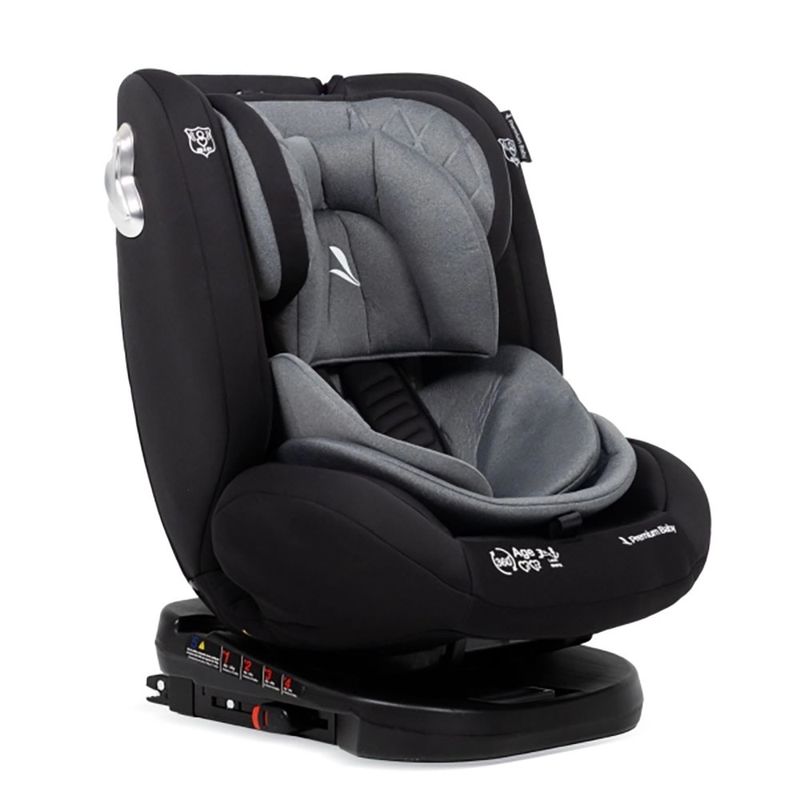 Silla De Carro Para Bebé First Negro Gris 0-12 Años