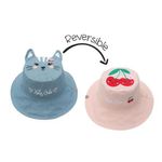 Sombrero Reversible Gato/Cereza 6-24M