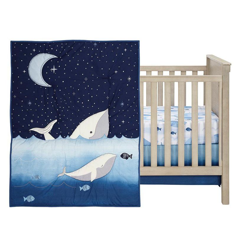 Set De Cuna Burbujas Y Calamar 3Pzas