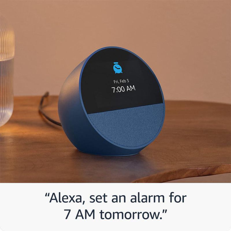 Amazon Echo Spot con Alexa Negro