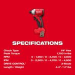 Kit de 4 Herramientas Inalámbricas M18 18V