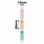 Etiquetas Térmicas con Diseño de Animales para Etiquetadora 14x40 Mm