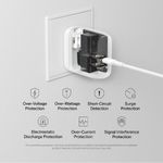 Cargador de Carga Rápida con 2 Puertos USB-C 20W