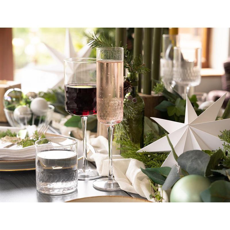 Set de 2 Copas para Champagne Pisa Transparente 230 Ml