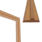 Marco de MDF Natural 17x60x2130 Cm