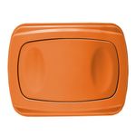 Cesto para Basura Balancín Lateral Color Naranja 80 L