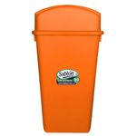 Cesto para Basura Balancín Lateral Color Naranja 80 L