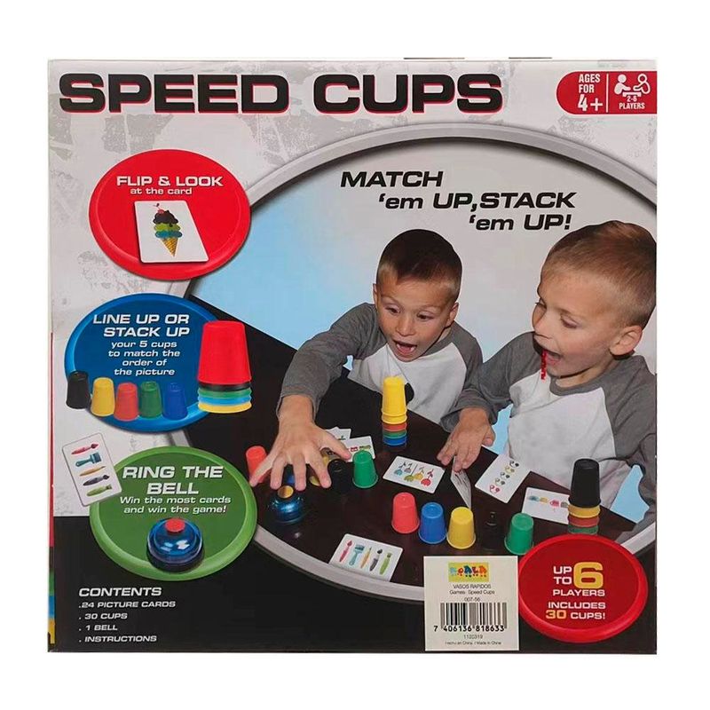 Juego Speed Cups de Habilidad y Velocidad para 2 a 6 Jugadores