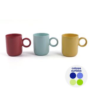Pocillo Cerámico de 14 Onz Colores Surtidos