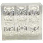 Set de 6 Anillos para Servilleta Plateados