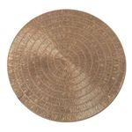 Individual Decorativo Redondo Rose Gold 38 Cm