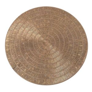 Individual Decorativo Redondo Rose Gold 38 Cm