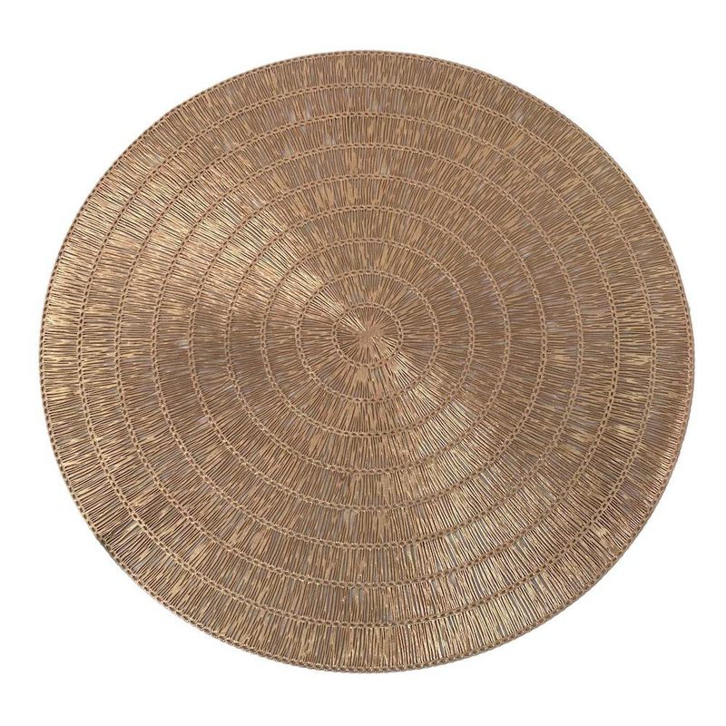 Individual Decorativo Redondo Rose Gold 38 Cm