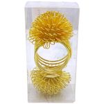 Set de 2 Anillos para Servilletas Capullo Dorados