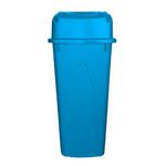 Cesto para Basura Balancín Lateral Color Azul 80 L