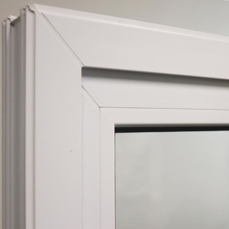 Ventana PVC S60 Corrediza con Cedazo 100x100 Cm