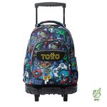 Mochila Ruedas Porta PC Diseño Gaming