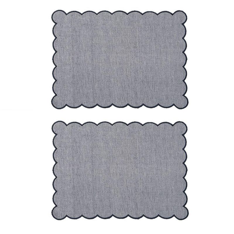Set 2 Individuales Azules