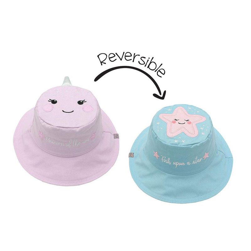 Sombrero Reversible Unicornio y Estrella 2-4 Años