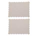 Set 2 Individuales Beige