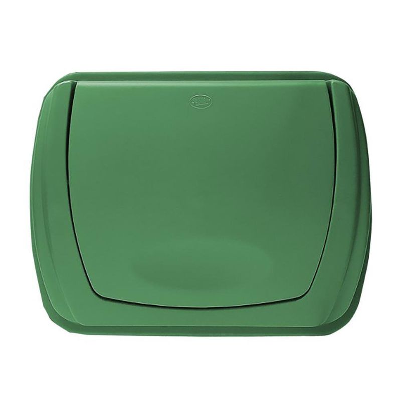 Cesto para Basura con Balancín Frontal Verde 65 L