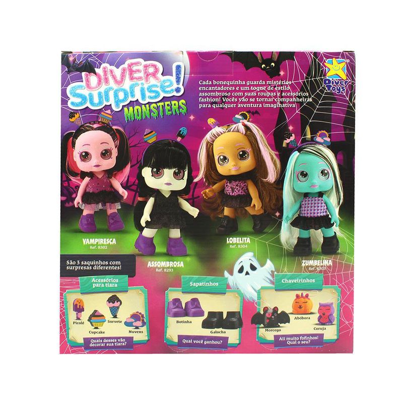 Muñeca Diver Sorpresa Monster Vampira