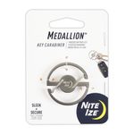 Mosquetón en Forma de Medallón para Llaves