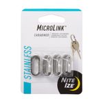 Set-de-4-Mosquetones-MicroLink-de-Acero-Inoxidable