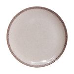 Plato para Cena Crema Tornasol