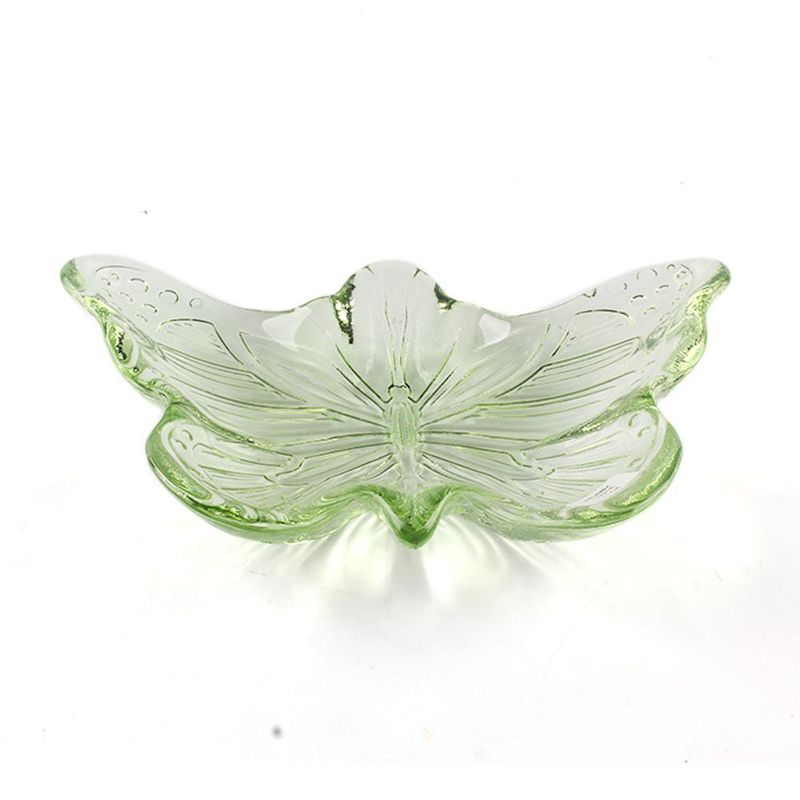 Plato Diseño Mariposa Verde 6.7 Plg
