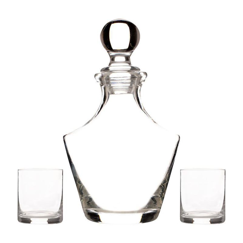 Set de Licorera con 2 Vasos 1 L