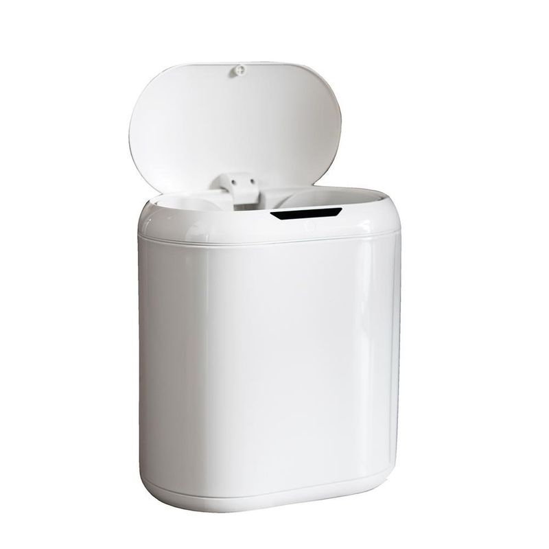 Basurero Blanco con Sensor 12 L
