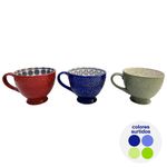 Taza con Relieve Colores Surtidos