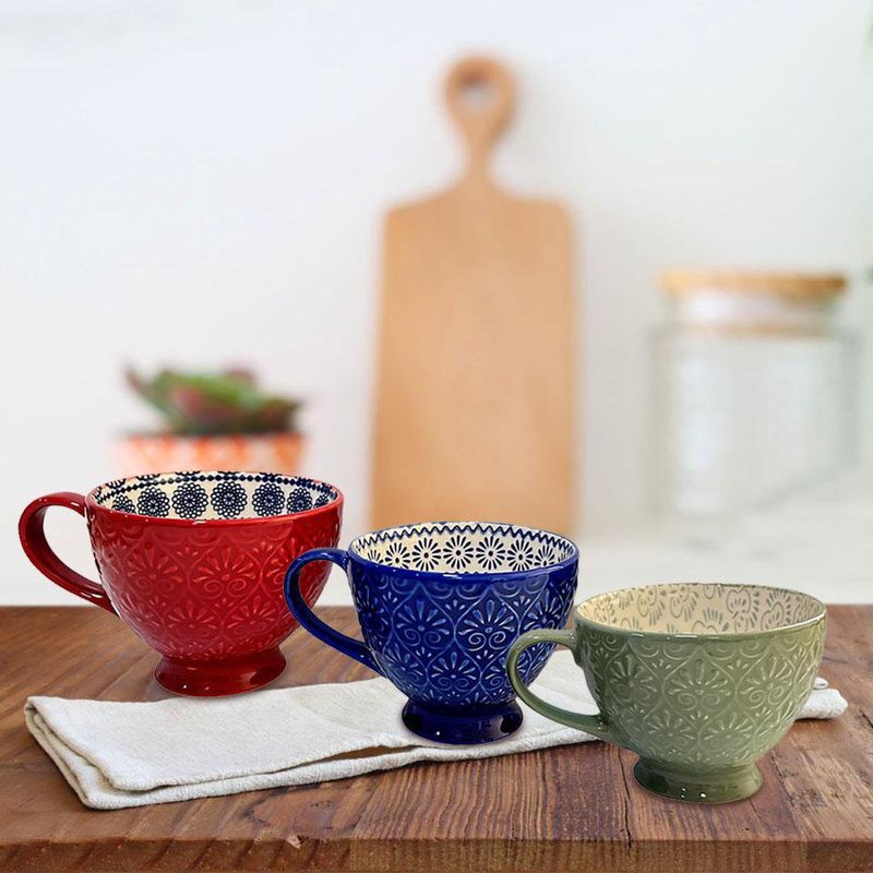 Taza con Relieve Colores Surtidos