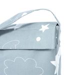 Cortina Infantil Black Out Gris con Diseño Estrellas