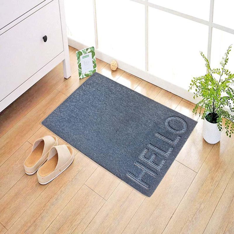 Alfombra de Entrada Diseño Hello 45x75 Cm
