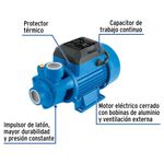 Bomba Periférica para Agua de 1/2 HP