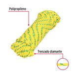 Cuerda Trenzada de Polipropileno Multicolor 4 Mm X 30 M