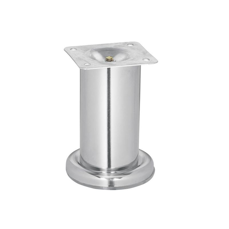 Pata para Sofá y Mueble Cromo 100 Mm