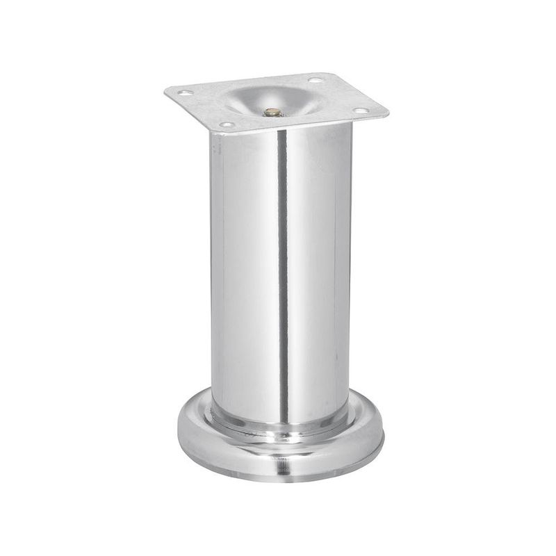 Pata para Sofá y Mueble Cromo 120 Mm